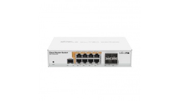 MikroTik | Cloud Router Switch CRS112-8P-4S-IN | Web managed | Desktop | 1 Gbps (RJ-45) ports quantity 8 | SFP ports quantity 4 | 12 month(s)