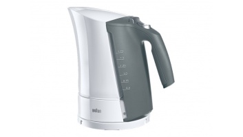 Braun | Kettle | WK500 MultiQuick 5 | Standard | 3000 W | 1.7 L | Plastic | 360° rotational base | White/Grey