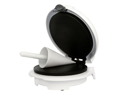 Adler | Waffle maker | AD 3038 | 1500 W | Number of pastry 1 | Ice Cone | White