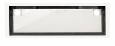 CATA | Hood | GC DUAL A 75 XGWH | Canopy | Energy efficiency class A | Width 79.2 cm | 820 m³/h | Touch control | LED | White glass