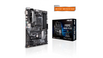 Asus | PRIME B450-PLUS | Processor family AMD | Processor socket AM4 | Memory slots 4 | Number of SATA connectors 6 x SATA 6Gb/s connector(s) | Chipset AMD B | ATX