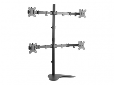 Logilink BP0046 Quad Monitor Desk Stand 13"-32'' | Logilink | Desk Mount | BP0046 | 13-32 " | Maximum weight (capacity) Carrying capacity of each arm: Max. 8 kg  kg | Black