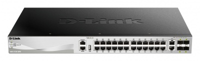 D-Link | DGS-3130-30TS | Switch | Managed L3 | Rack mountable | 1 Gbps (RJ-45) ports quantity 24 | 10 Gbps (RJ-45) ports quantity 2 | SFP+ ports quantity 4 | Power supply type Optional redundant