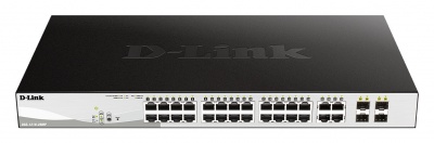 D-Link | Switch | DGS-1210-28MP | Web Management | Rack mountable | 1 Gbps (RJ-45) ports quantity 24 | SFP ports quantity 4 | PoE/Poe+ ports quantity 24 | Power supply type External | Lifetime month(s)