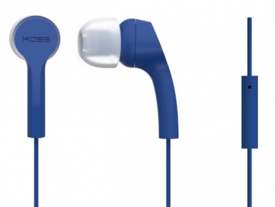 Koss | Headphones | KEB9iB | 3.5mm (1/8 inch) | In-ear | Microphone | Blue