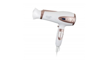 Adler | Hair Dryer | AD 2248 | 2400 W | Number of temperature settings 3 | Ionic function | Diffuser nozzle | White