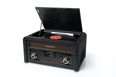 Muse | Turntable micro system | MT-115W | USB port | AUX in | CD player | FM radio | Wireless connection