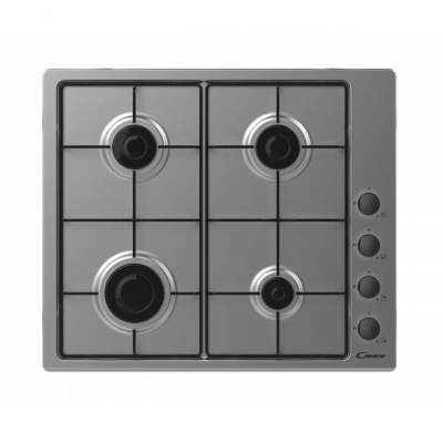 Candy | Hob | CHW6LBX | Gas | Number of burners/cooking zones 4 | Rotary knobs | Stainless steel