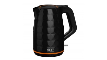 Adler | Kettle | AD 1277 | Standard | 2200 W | 1.7 L | Plastic | 360° rotational base | Black