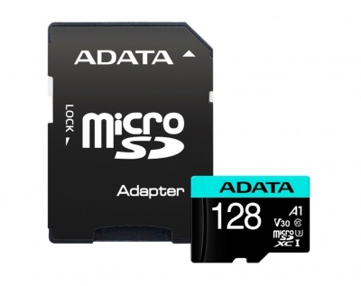 ADATA | Premier Pro | UHS-I U3 | 128 GB | micro SDXC | Flash memory class 10 | with Adapter