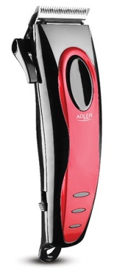 Adler | Hair clipper | AD 2825 | Corded | Red