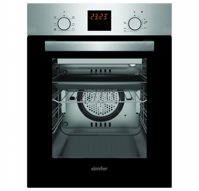 Simfer | Oven | 4207BERIM | 47 L | Multifunctional | Manual | Pop-up knobs | Height 54.1 cm | Width 45 cm | Stainless steel