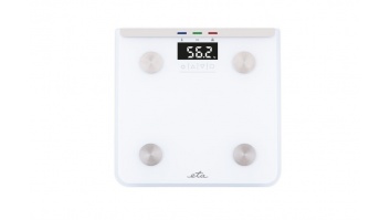 ETA | Scales | Laura ETA078190000 | Body analyzer | Maximum weight (capacity) 180 kg | Accuracy 100 g | White