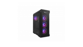 GENESIS IRID 505 ARGB Pc case, Midi tower, 2xUSB 3.0, 2xUSB 2.0, 2x Jack, Black | Genesis