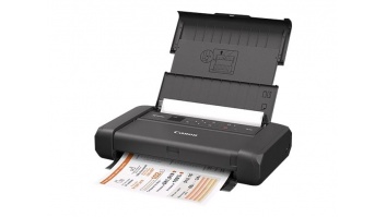 Canon PIXMA TR150 (With Removable Battery) | Colour | Inkjet | Portable Printer | Wi-Fi | Maximum ISO A-series paper size A4 | Black