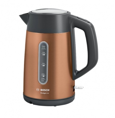 Bosch | Kettle | TWK4P439 | Electric | 2400 W | 1.7 L | Stainless steel | 360° rotational base | Copper