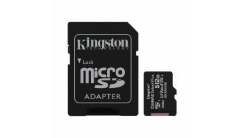 Kingston | Canvas Select Plus | 512 GB | Micro SD | Flash memory class 10 | SD adapter