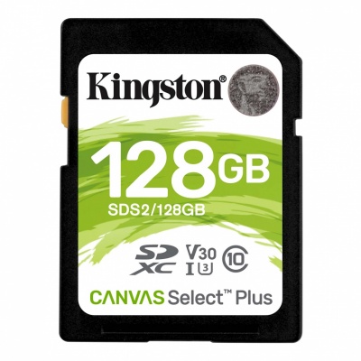 Kingston | Canvas Select Plus | 128 GB | SDHC | Flash memory class 10