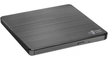 H.L Data Storage | Ultra Slim Portable DVD-Writer | GP60NB60 | Interface USB 2.0 | DVD±R/RW | CD read speed 24 x | CD write speed 24 x | Black | Desktop/Notebook