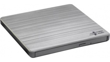 H.L Data Storage | Ultra Slim Portable DVD-Writer | GP60NS60 | Interface USB 2.0 | DVD±R/RW | CD read speed 24 x | CD write speed 24 x | Silver | Desktop/Notebook