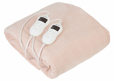 Camry | Electric blanket | CR 7424 | Number of heating levels 8 | Number of persons 2 | Washable | Coral fleece | 2 x 60 W | Beige