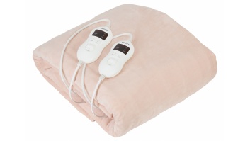 Camry | Electric blanket | CR 7424 | Number of heating levels 8 | Number of persons 2 | Washable | Coral fleece | 2 x 60 W | Beige