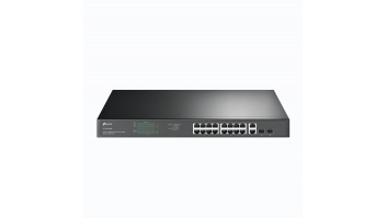 TP-LINK | Switch | TL-SG1218MP | Unmanaged | Rackmountable | 10/100 Mbps (RJ-45) ports quantity 18 | SFP ports quantity 2 | PoE+ ports quantity 16 | Power supply type 100-240VAC, 50-60Hz voltage