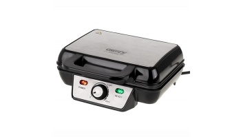 Camry | Waffle Maker | CR 3046 | 1600 W | Number of pastry 2 | Belgium | Black/Stainless Steel