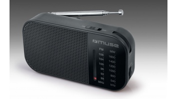 Muse | M-025 R | Portable radio | Black