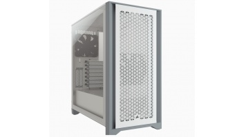 Corsair | Computer Case | 4000D | Side window | White | ATX | Power supply included No | ATX