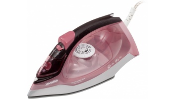 Mesko | Iron | MS 5028 | Steam Iron | 2600 W | Continuous steam 35 g/min | Steam boost performance 60 g/min | Pink/Grey