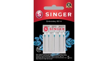 Singer | Embroidery Needle 90/14 5PK