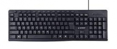 Gembird | Multimedia Keyboard | KB-UM-107 | Multimedia | Wired | US | Black