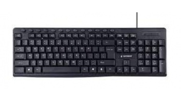 Gembird | Multimedia Keyboard | KB-UM-107 | Multimedia | Wired | US | Black