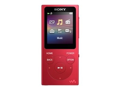 Sony Walkman NW-E394B MP3 Player, 8GB, Red | MP3 Player | Walkman NW-E394B MP3 | Internal memory 8 GB | USB connectivity