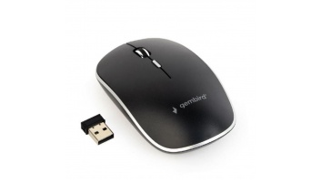 Gembird | Silent Wireless Optical Mouse | MUSW-4BS-01 | Optical mouse | USB | Black