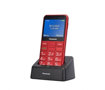 Panasonic | KX-TU155EXBN | Red | 2.4 " | TFT-LCD | microSD/microSDHC MB | Bluetooth | USB version micro USB | Built-in camera | Main camera 0.3 MP