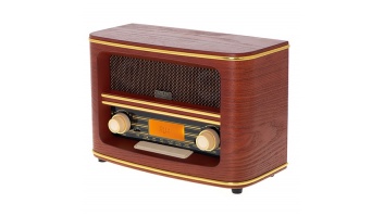 Adler | Retro Radio | AD 1187 | Alarm function | AUX in | Wooden