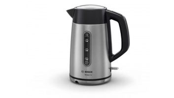 Bosch | Kettle | DesignLine TWK4P440 | Electric | 2400 W | 1.7 L | Stainless steel | 360° rotational base | Stainless steel/Black