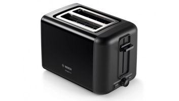 Bosch | DesignLine Toaster | TAT3P423 | Power 970 W | Number of slots 2 | Housing material Stainless steel | Black