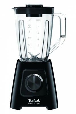 TEFAL | Blender | BL420838 BlendForce | Tabletop | 600 W | Jar material Plastic | Jar capacity 1.25 L | Ice crushing | Black