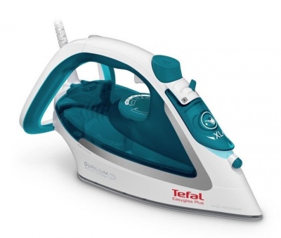 TEFAL | FV5718 | Steam iron | 2500 W | Water tank capacity 270 ml | Continuous steam 45 g/min | Steam boost performance 195 g/min | Blue/ white