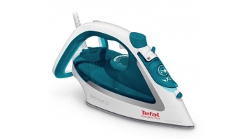 TEFAL | FV5718 | Steam iron | 2500 W | Water tank capacity 270 ml | Continuous steam 45 g/min | Steam boost performance 195 g/min | Blue/ white