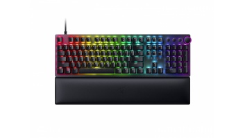 Razer | Huntsman V2 Optical Gaming Keyboard | Gaming keyboard | Wired | RGB LED light | NORD | Black | Numeric keypad | Clicky Purple Switch