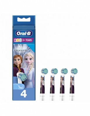 Oral-B | Toothbruch replacement | EB10 4 Frozen II | Heads | For kids | Number of brush heads included 4 | Number of teeth brushing modes Does not apply