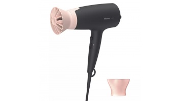 Philips | Hair Dryer | BHD350/10 | 2100 W | Number of temperature settings 6 | Ionic function | Black/Pink