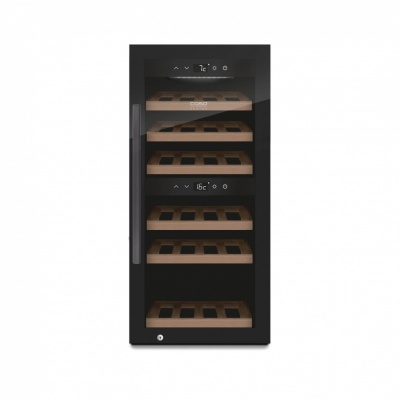 Caso | Smart Wine Cooler | WineExclusive 24 | Energy efficiency class G | Bottles capacity 24 bottles | Cooling type Compressor technology | Black