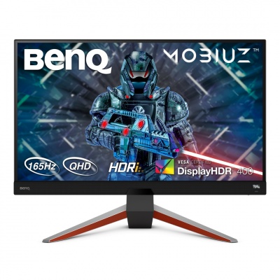 Benq | Monitor | EX2710Q | 27 " | IPS | QHD | 16:9 | 144 Hz | 1 ms | 2560 x 1440 | 400 cd/m² | HDMI ports quantity 2 | Dark grey