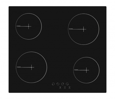 Simfer | Hob | H6.040.DECSP | Vitroceramic | Number of burners/cooking zones 4 | Touch | Black