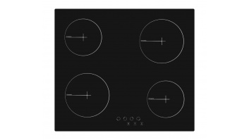 Simfer | Hob | H6.040.DECSP | Vitroceramic | Number of burners/cooking zones 4 | Touch | Black